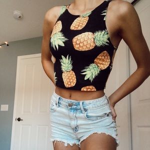 Pineapple Crop Top!